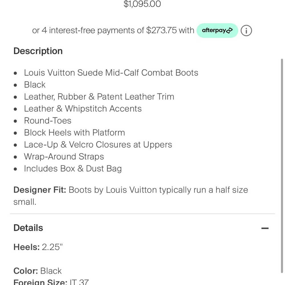 Louis Vuitton Black Booties - Picture 8 of 8